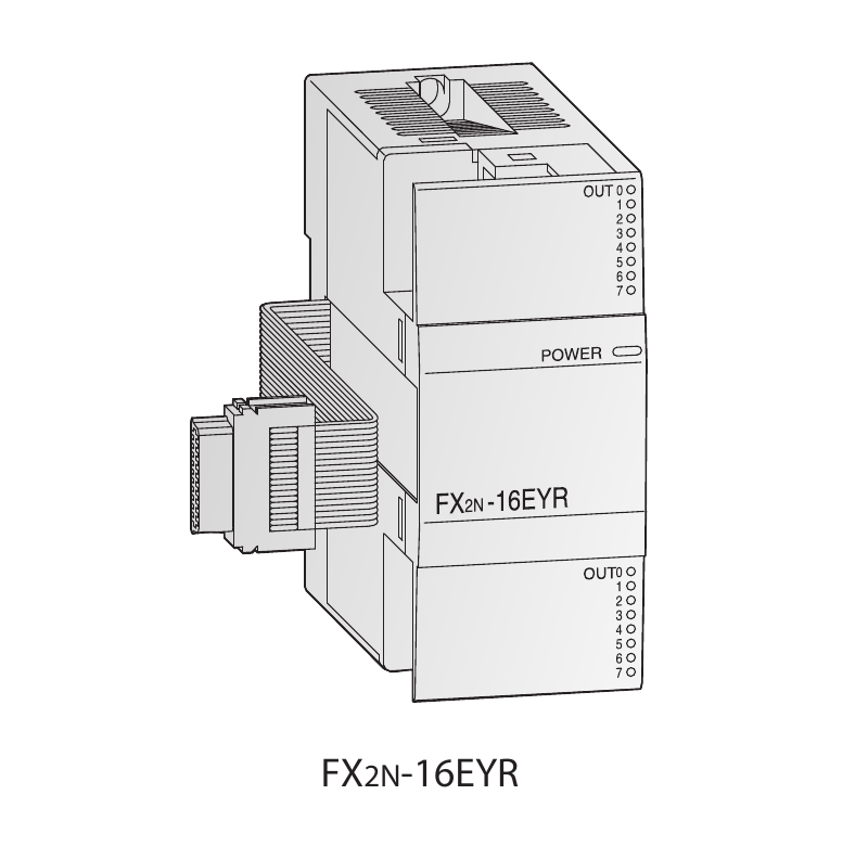 Mitsubishi Electric FX2N-16EYR-ES/UL - Accesorio PLC MELSEC-F