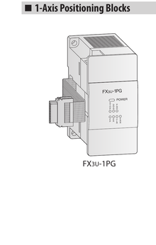 Mitsubishi Electric FX3U-1PG - Accesorio PLC MELSEC-F