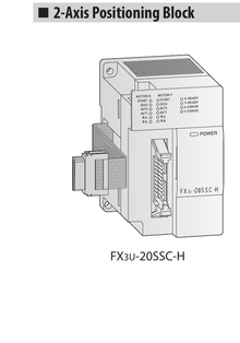 Mitsubishi Electric FX3U-20SSC-H - Accesorio PLC MELSEC-F