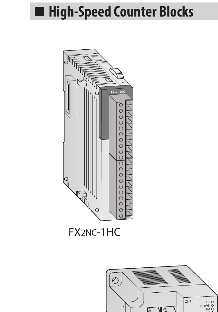 Mitsubishi Electric FX3U-2HC - Accesorio PLC MELSEC-F