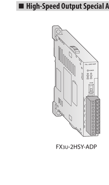 Mitsubishi Electric FX3U-2HSY-ADP - Accesorio PLC MELSEC-F
