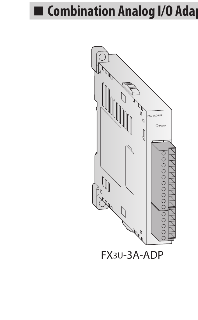 Mitsubishi Electric FX3U-3A-ADP - Accesorio PLC MELSEC-F