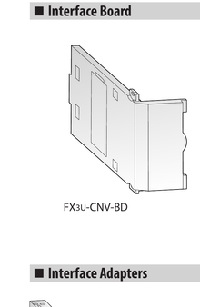 Mitsubishi Electric FX3U-CNV-BD - Accesorio PLC MELSEC-F