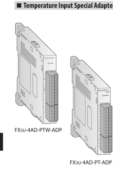 Mitsubishi Electric FX3U-4AD-PT-ADP - Accesorio PLC MELSEC-F