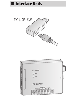 Mitsubishi Electric FX-USB-AW - Accesorio PLC MELSEC-F