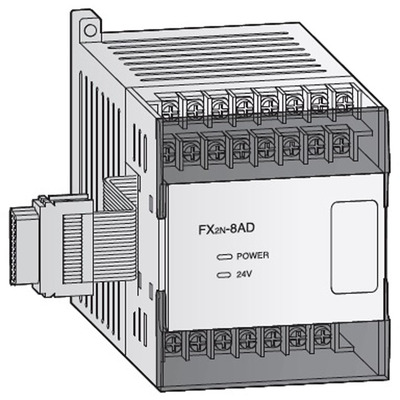 Módulo de entrada analógica Mitsubishi Electric FX2N-8AD